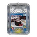Home Plus Home Plus 6391833 Durable Foil Cake Pan; Silver - 2 per Case; Pack of 12 6391833